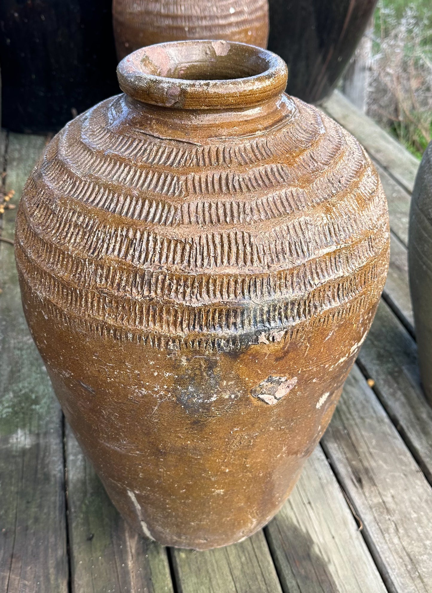 Antique Glazed Vessel 08