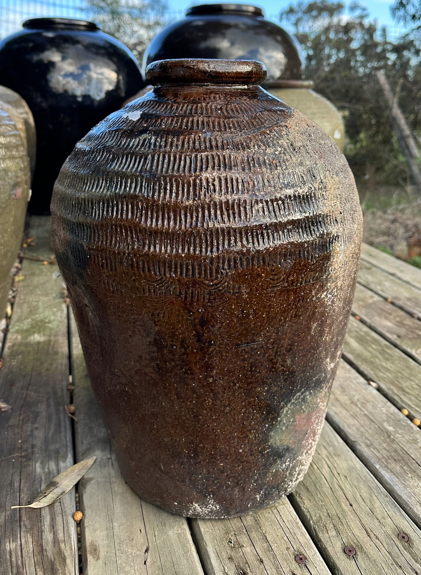 Antique Glazed Vessel 09