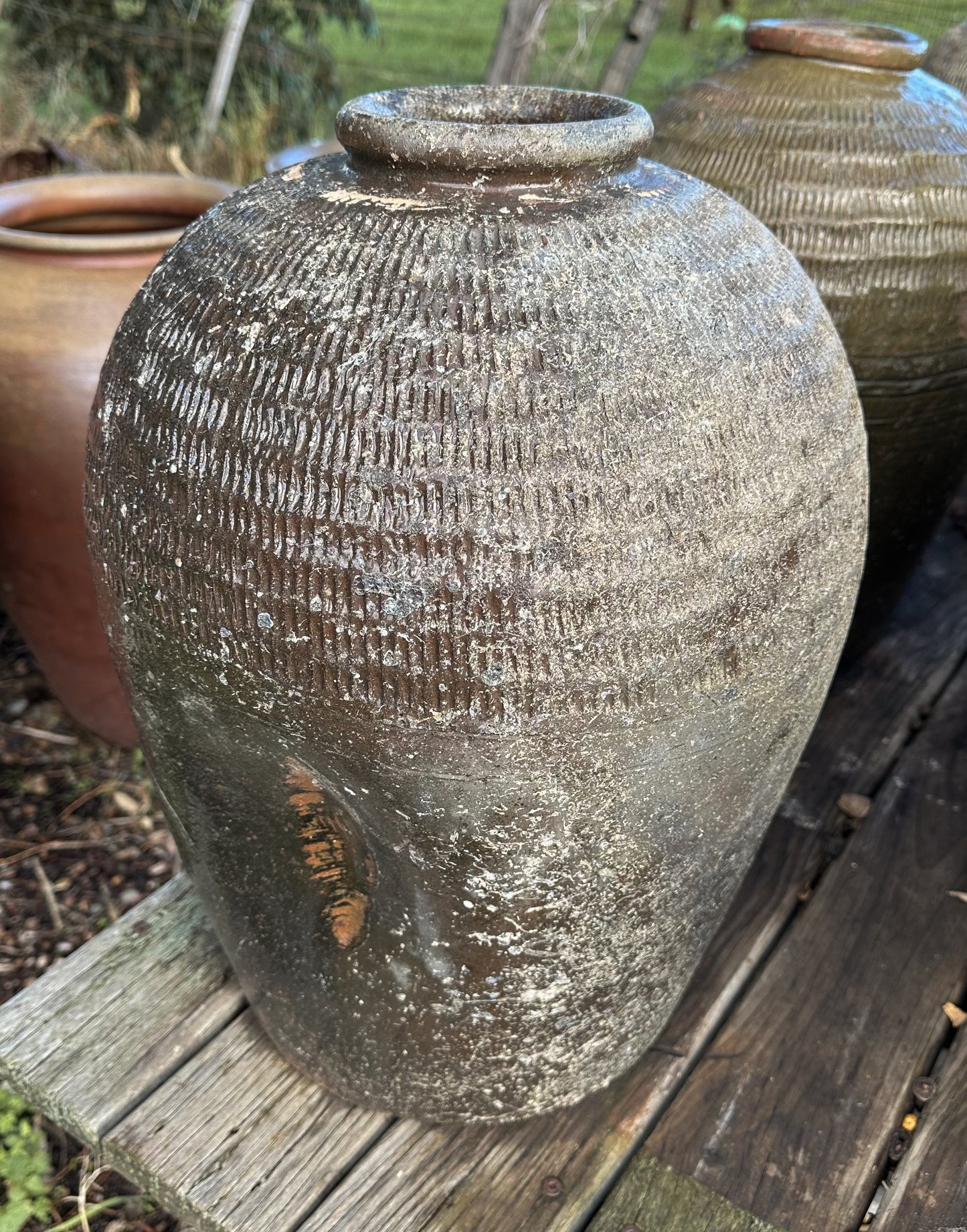 Antique Glazed Vessel 12