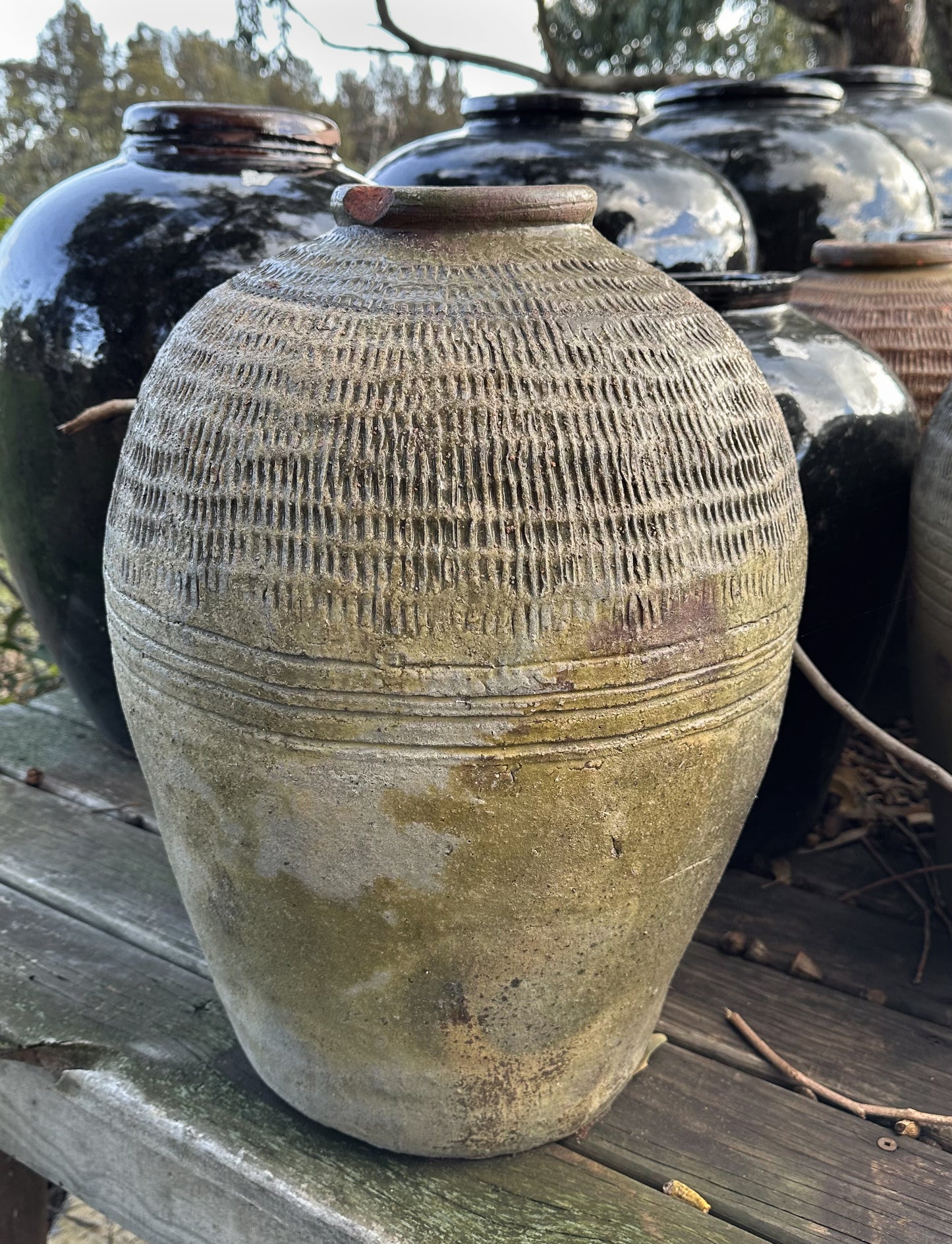 Antique Glazed Vessel 10