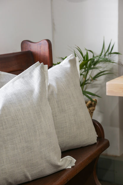 Greige Linen Scatter Cushion