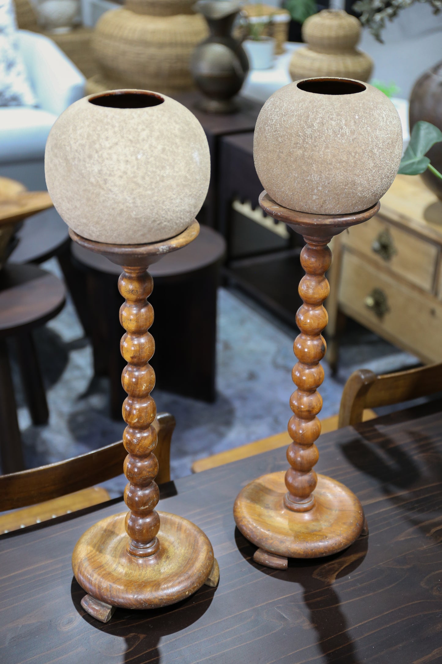 Bobbin Candle Sticks