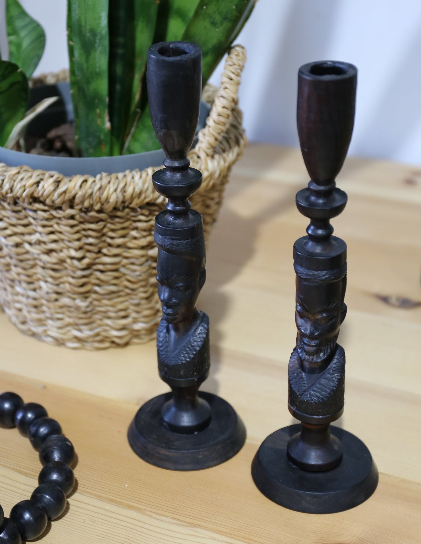 Carved Candle Sticks