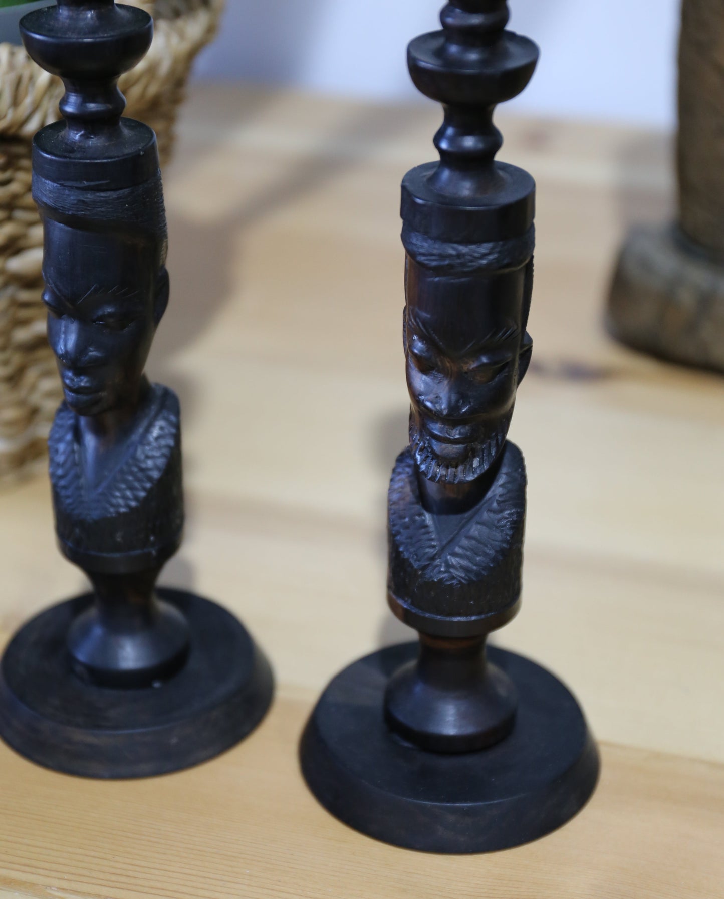 Carved Candle Sticks