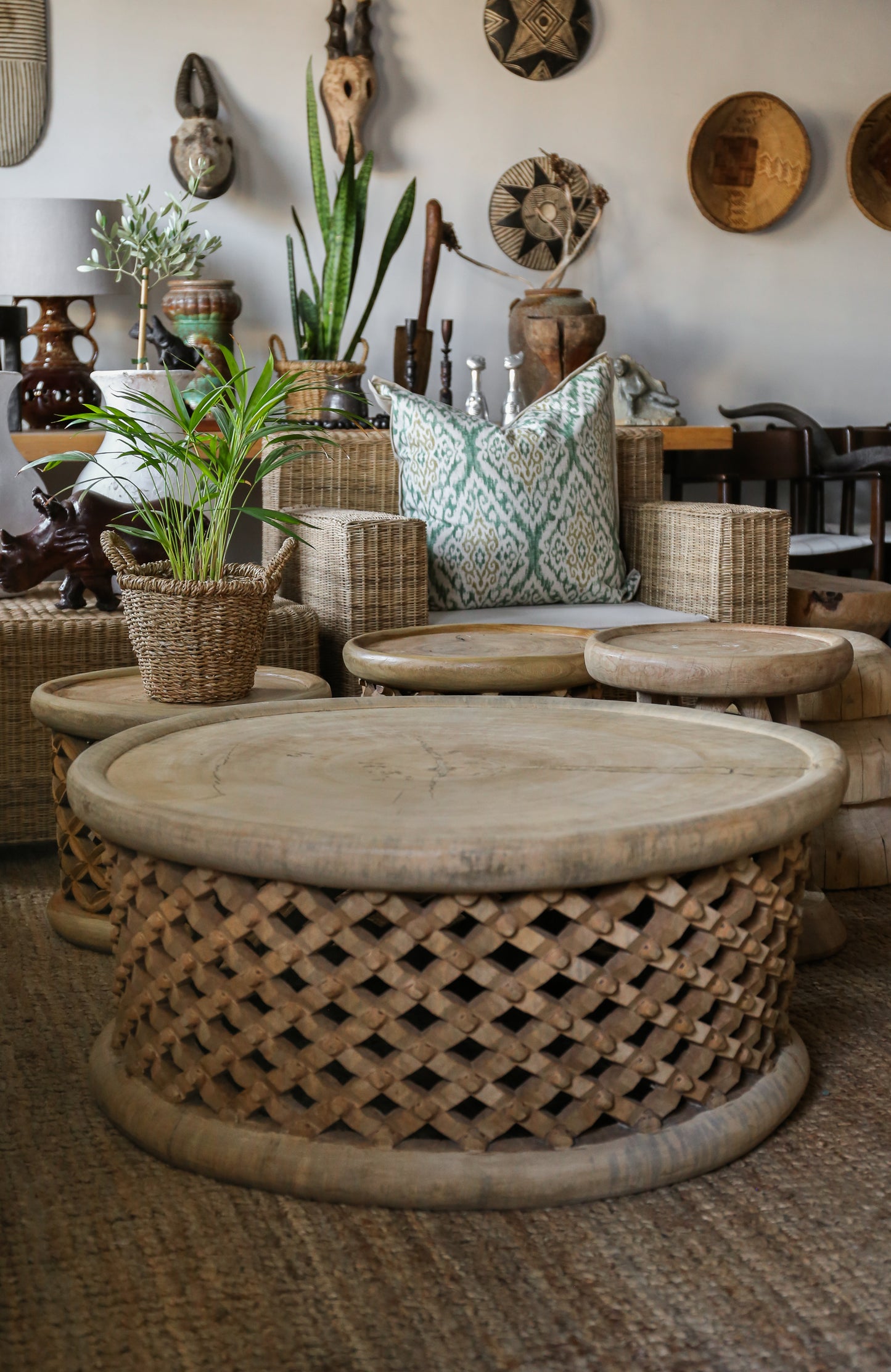 Traditional Bamileke Coffee Table